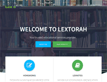 Tablet Screenshot of lextorah.com